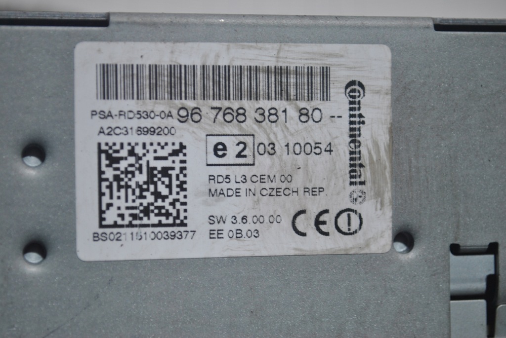 фото №6, Радио cd citroen c4 ii b7 9676838180