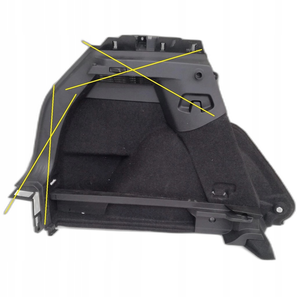 фото №1, Vw golf 8 viii хэтчбек обивка багажника левая