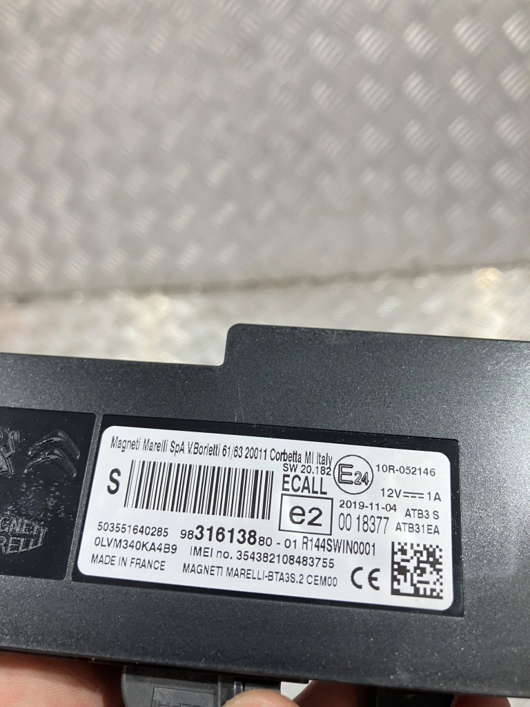 фото №2, Модуль bluetooth opel crossland x 17- 9831613880