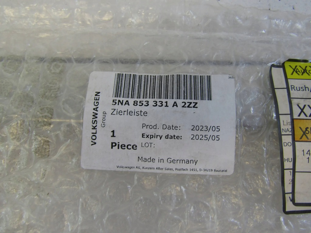 фото №10, Vw tiguan ii молдинг двері лівих перед 5na853331a