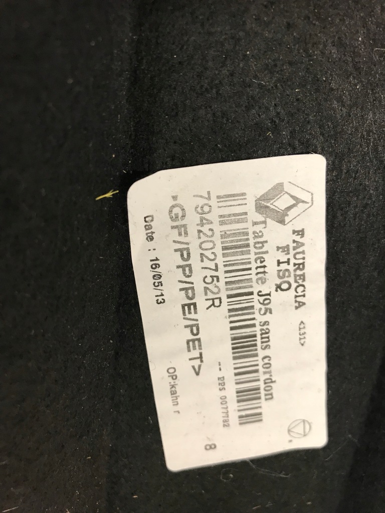 фото №13, Полиця багажника задня задня renault scenic iii 09-16 ładna справна 794202752r