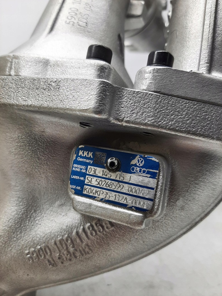 фото №12, Vw transporter турбіна турбонагнітач 2.0 tdi 03l145715j