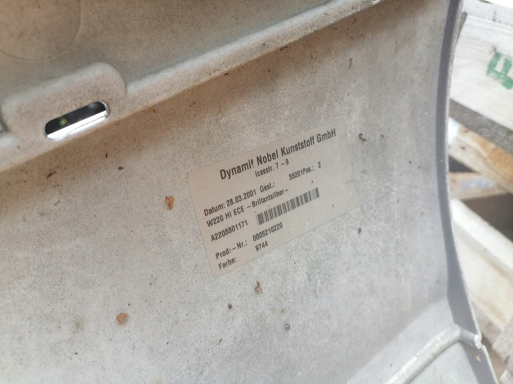 фото №6, Бампер задняя mercedes w220 744 a2208800140