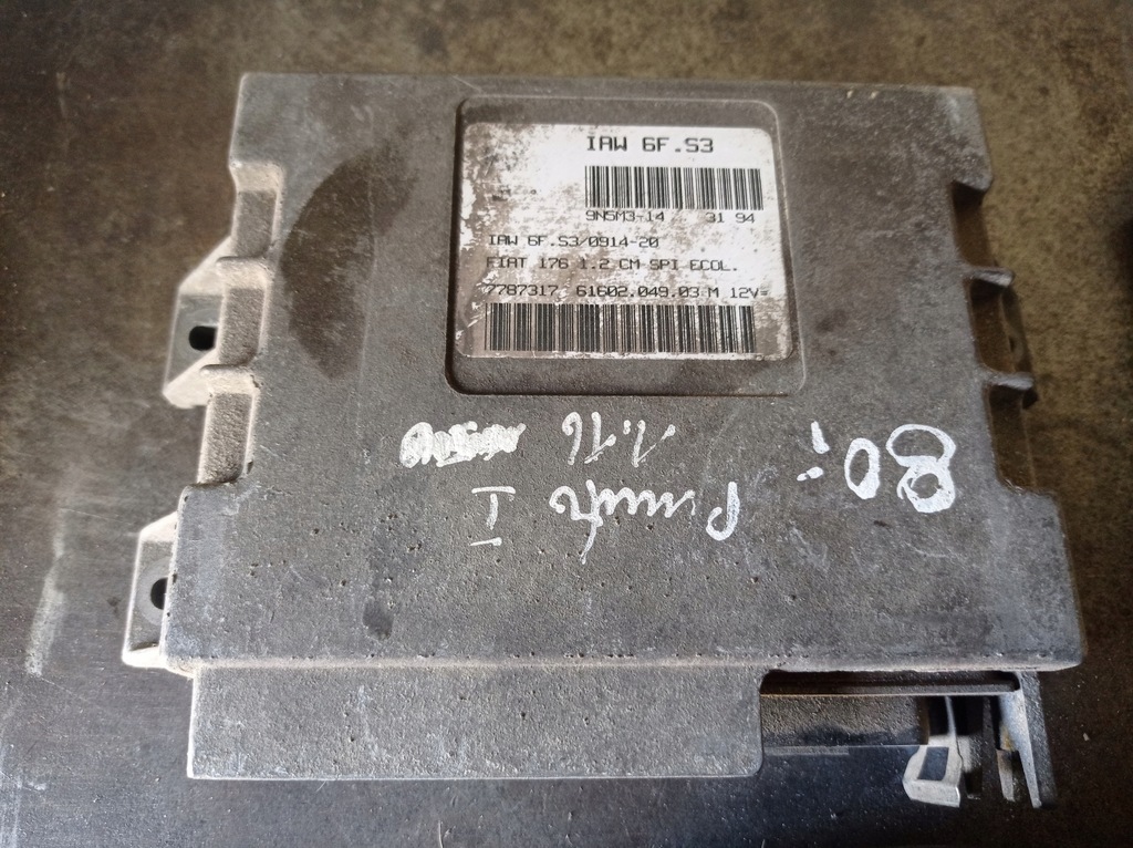 фото №1, Fiat punto - бортовий комп'ютер iaw6fs3 7787317
