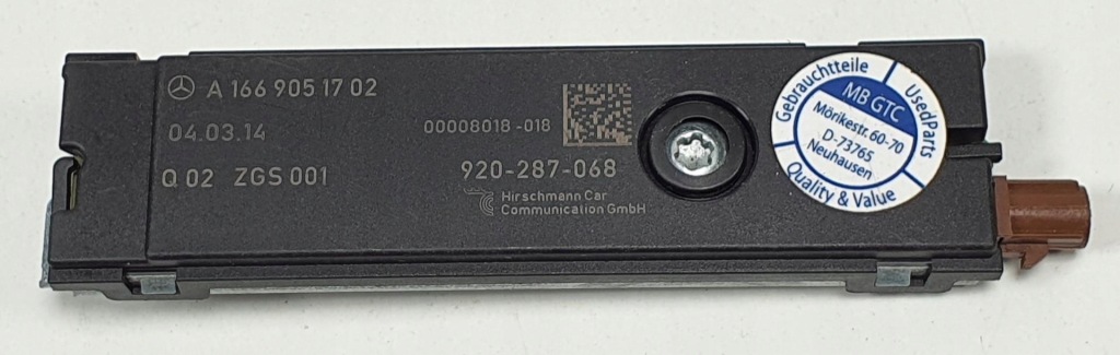 фото №1, Усилитель антенны mercedes w176 w246 w253 w166