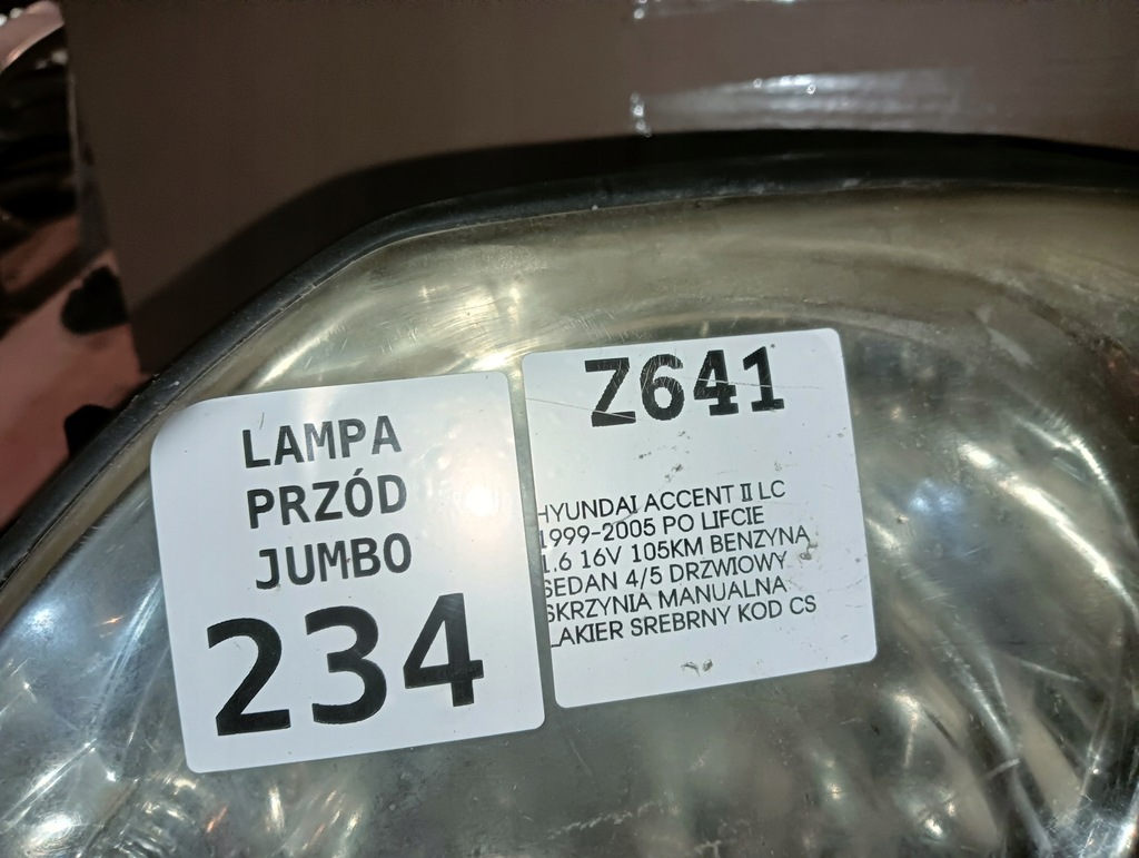 фото №3, Фара hyundai accent 2 левый