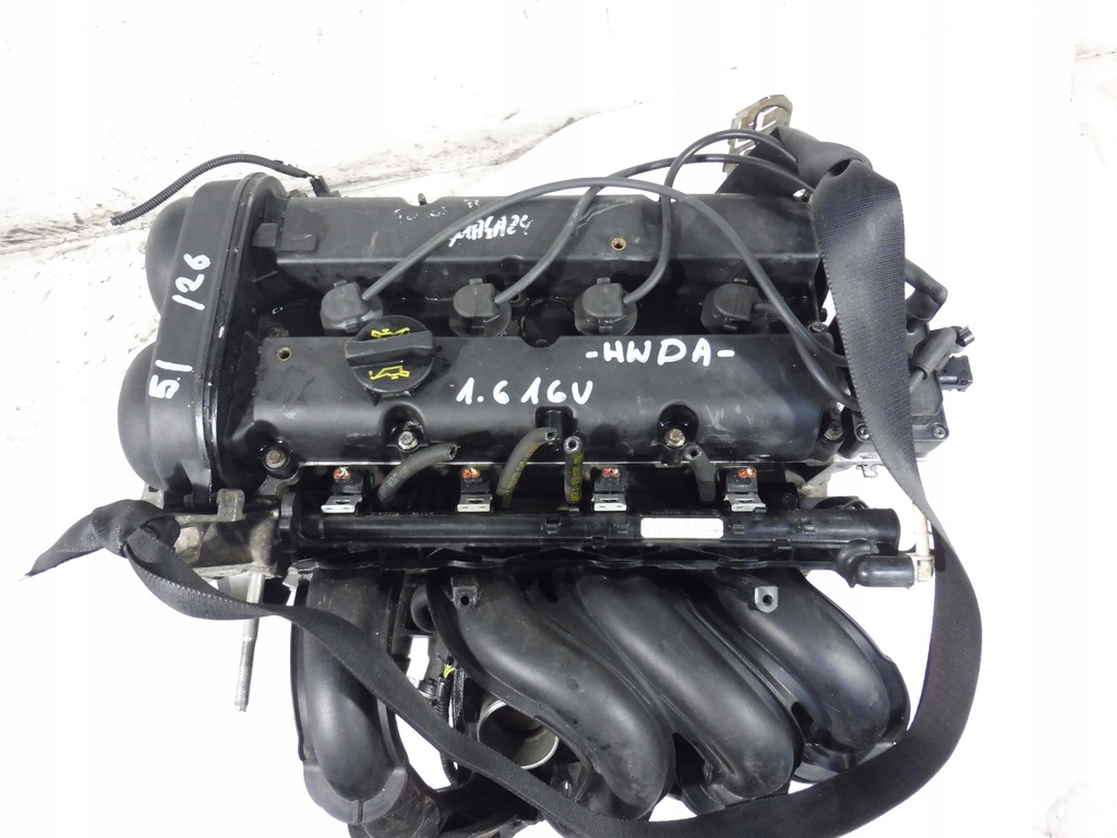 фото №10, Двигатель блок двигателя kpl hwda b4164s3 ford focus ii c max volvo v50 s40 ii 1.6 16v