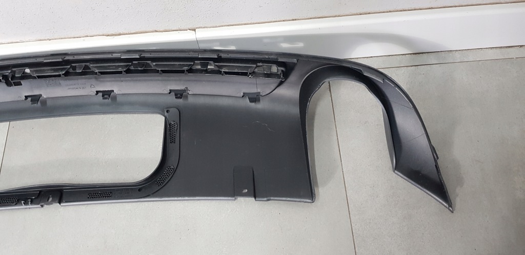 фото №9, Audi a6 c6 4f0 спойлер бампера диффузор задняя задний 4f0807521b