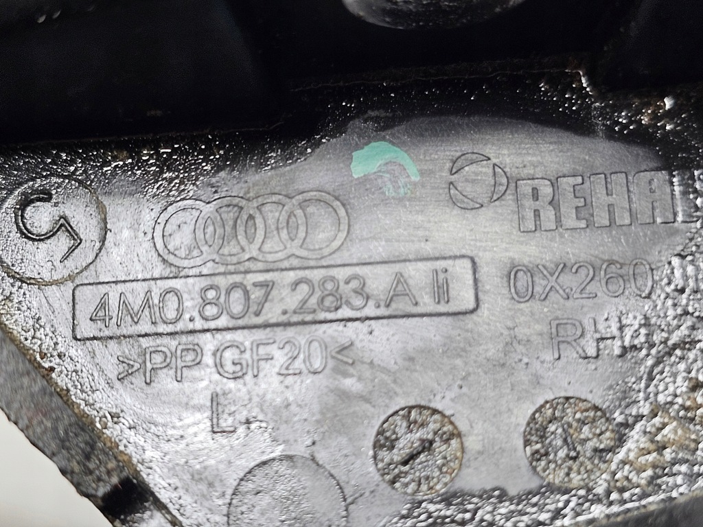 фото №11, Audi q7 17- направляющая бампера левый 4m0807283a usa