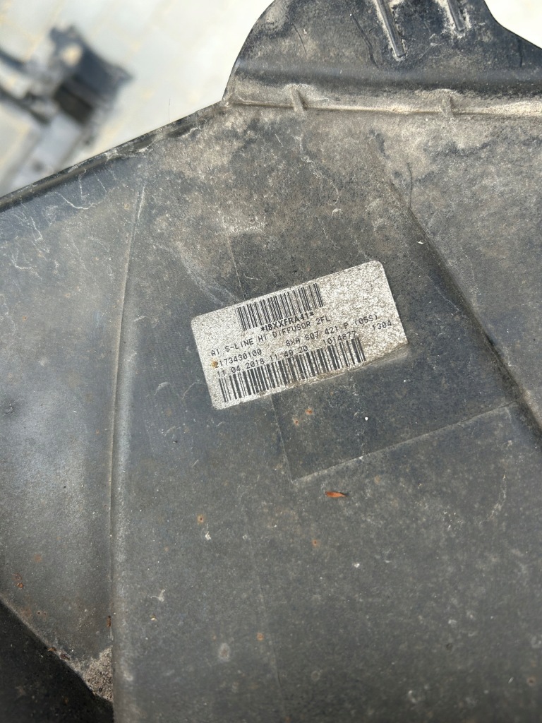 фото №10, Audi a1 lift 8xa s-line диффузор спойлер бампера задняя