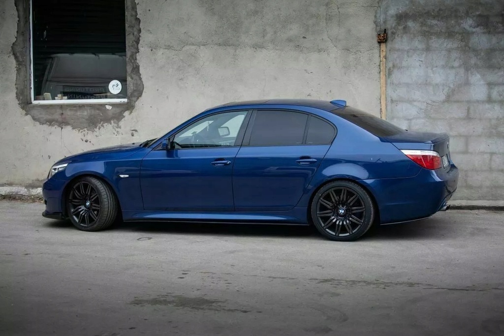 фото №12, Накладки поріг bmw e60 e61 black piano накладки порогові pod пороги бічний m5