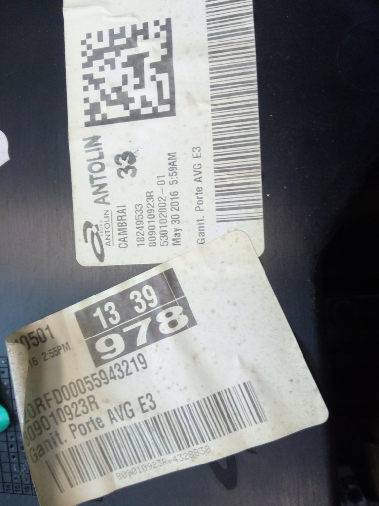 фото №15, Обивка обшивка дверь renault talisman перед левый 809010923r eur. oryg.