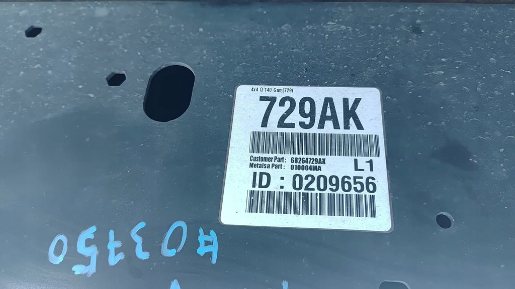 фото №13, Dodge ram v 19- рама опорний quad cab 68264729ak 5.7 4x4 usa