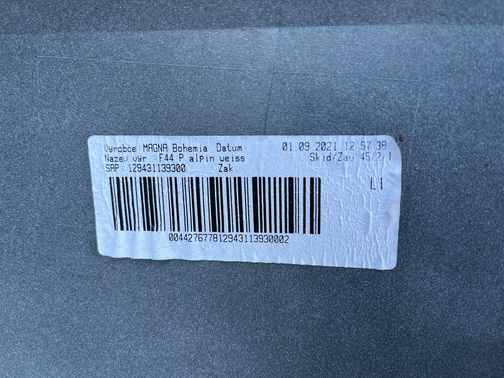 фото №9, Бампер перед bmw 2 f44 gran coupe гарний