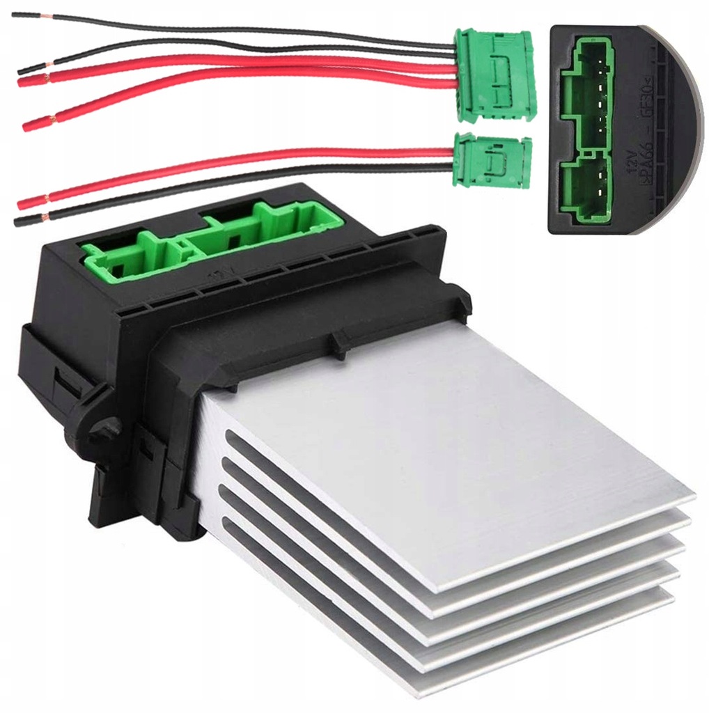 фото №1, Кабель резистор renault citroen peugeot 7701048390 вентилятор резистор