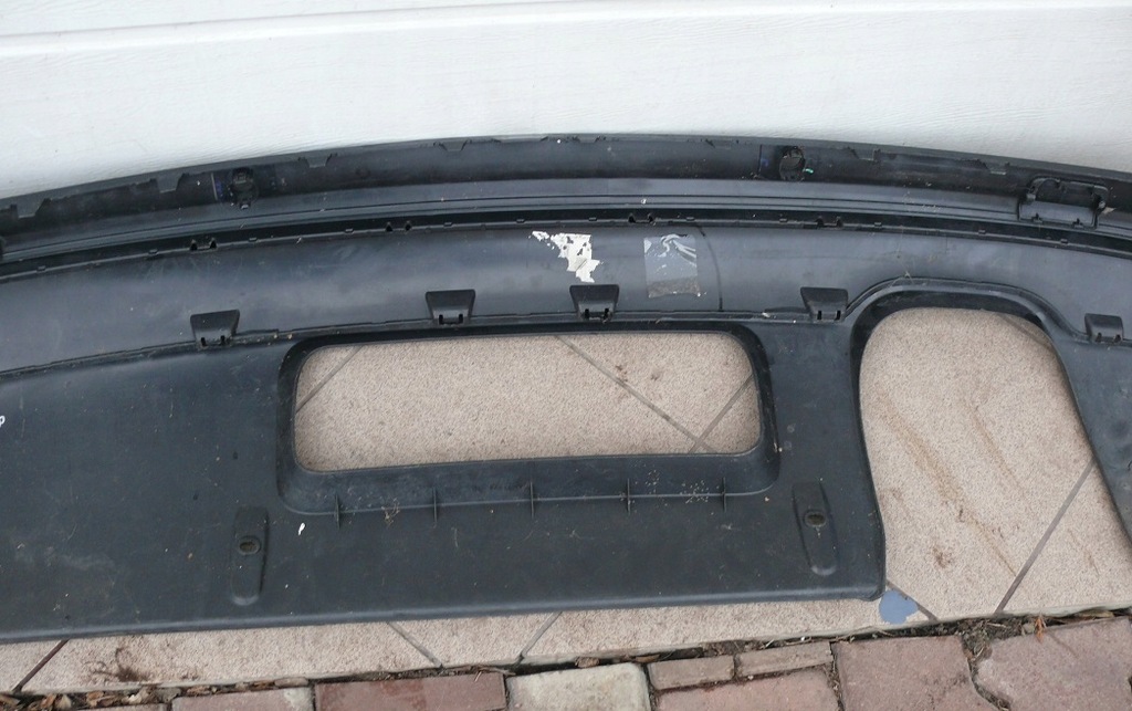 фото №15, Накладка дифузор dół бампера задня s-line audi q3 8u s-line 11-18