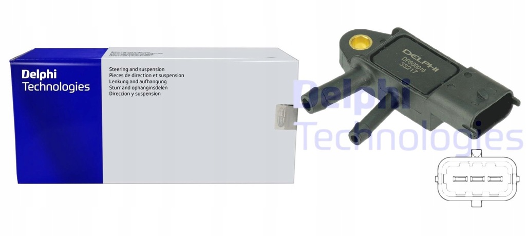 фото №14, Delphi датчик давления выхлопных газов volvo s60 ii s80 ii v40 v60 i xc60 i