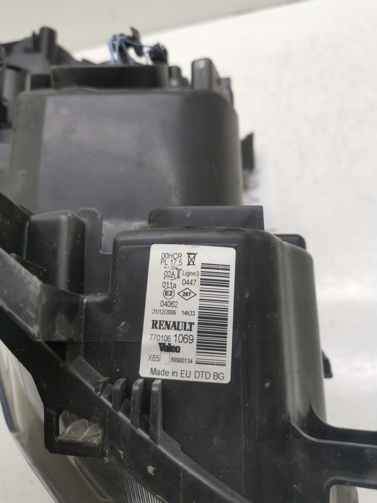 фото №10, Фара правий лампа renault clio iii 3 89900134 7701061069 оригінал