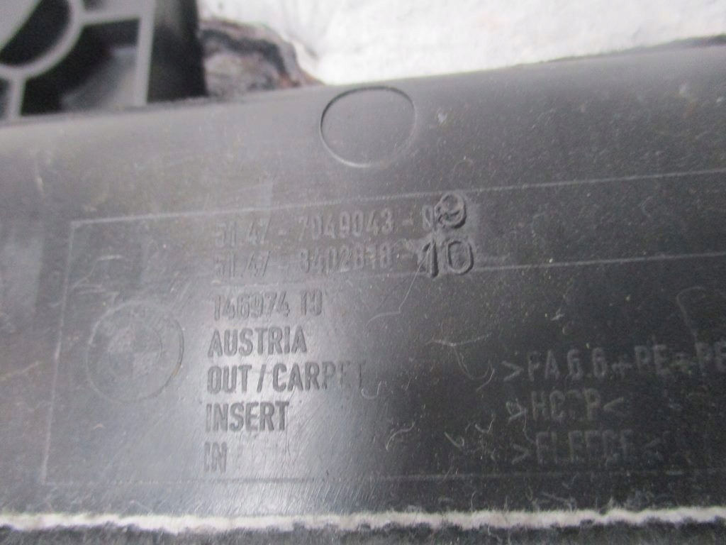 фото №6, Килимок обшивка багажника bmw x3 e83