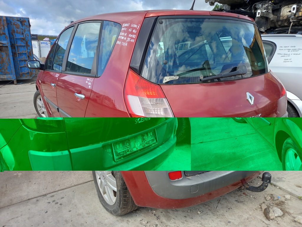 фото №12, Renault scenic ii дверь левый задняя левая задние teb76