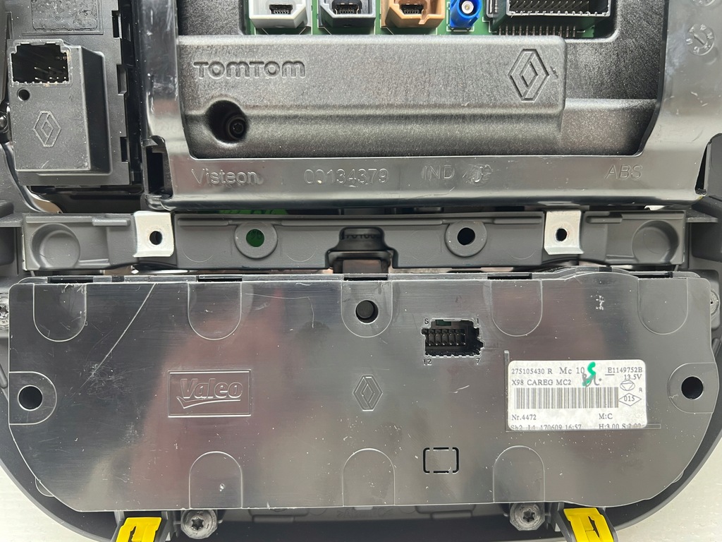 фото №10, Дисплей навігації renault captur clio iv 259157606r+ кліматронік