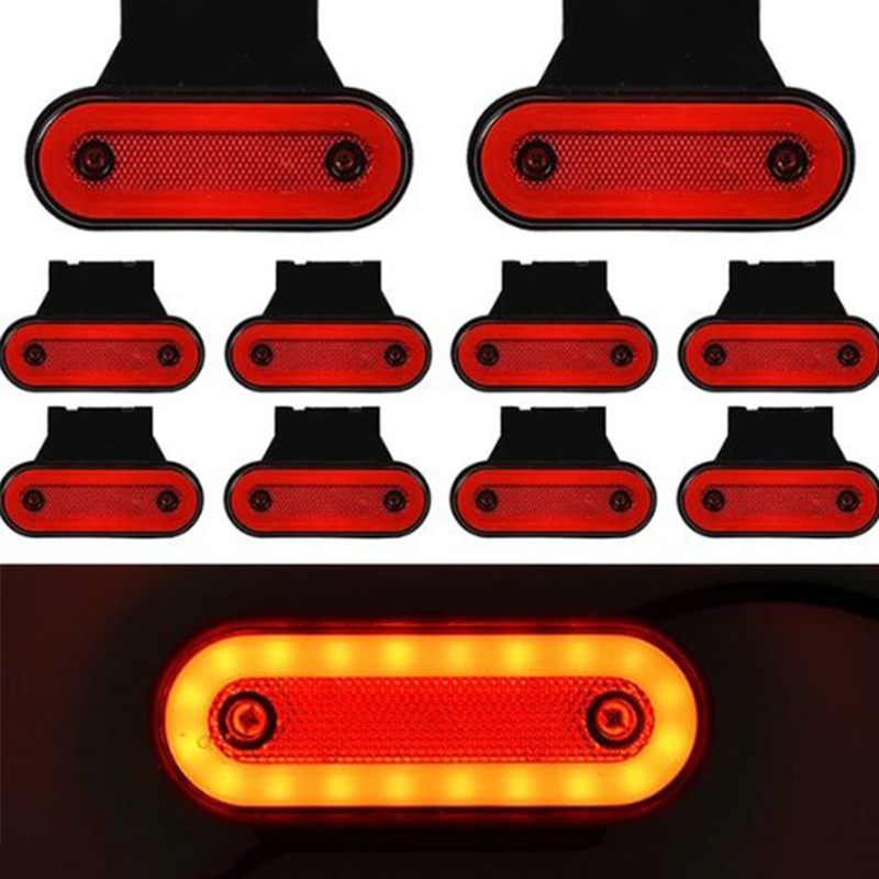 фото №1, 10x лампа габаритна габаритний ліхтар діодна led габаритні вогні 2 led