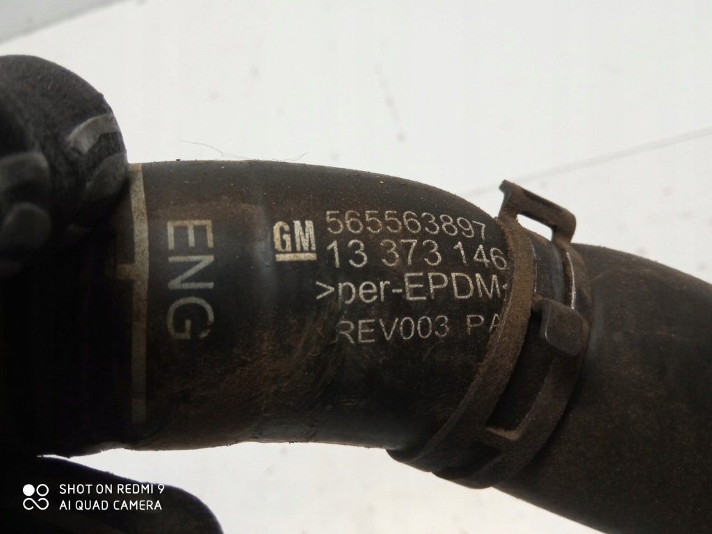 Opel astra k труба пабтрубок  шланг воды 13373146 1.4t Оригинал