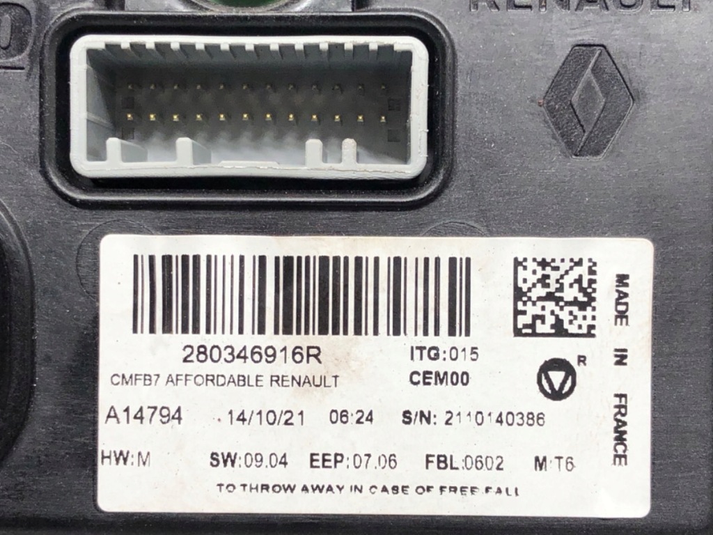 фото №4, Дисплей renault clio v 280346916r