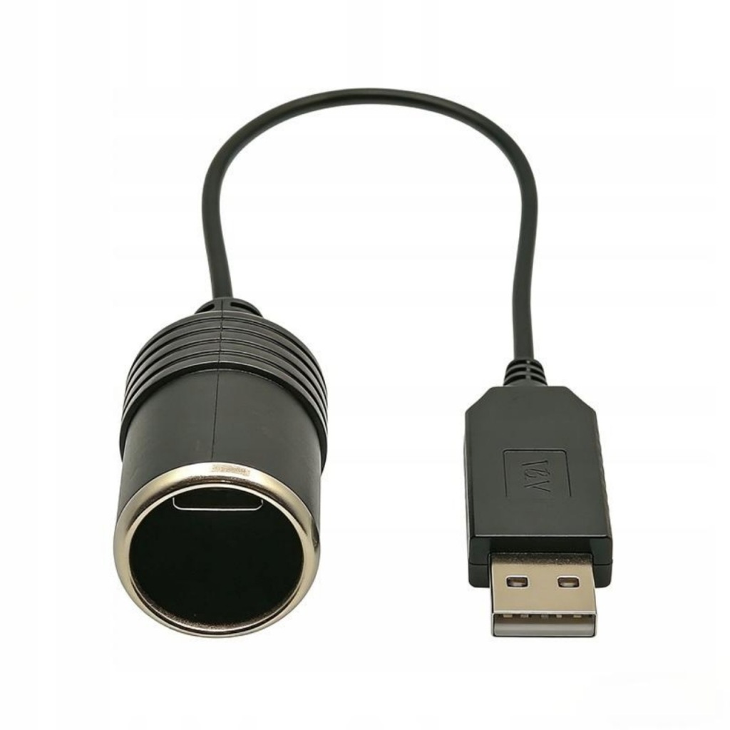 Usb c męski 5v 3a до 12v роз'єм прикурювача адаптер конвертер kabla Ціна