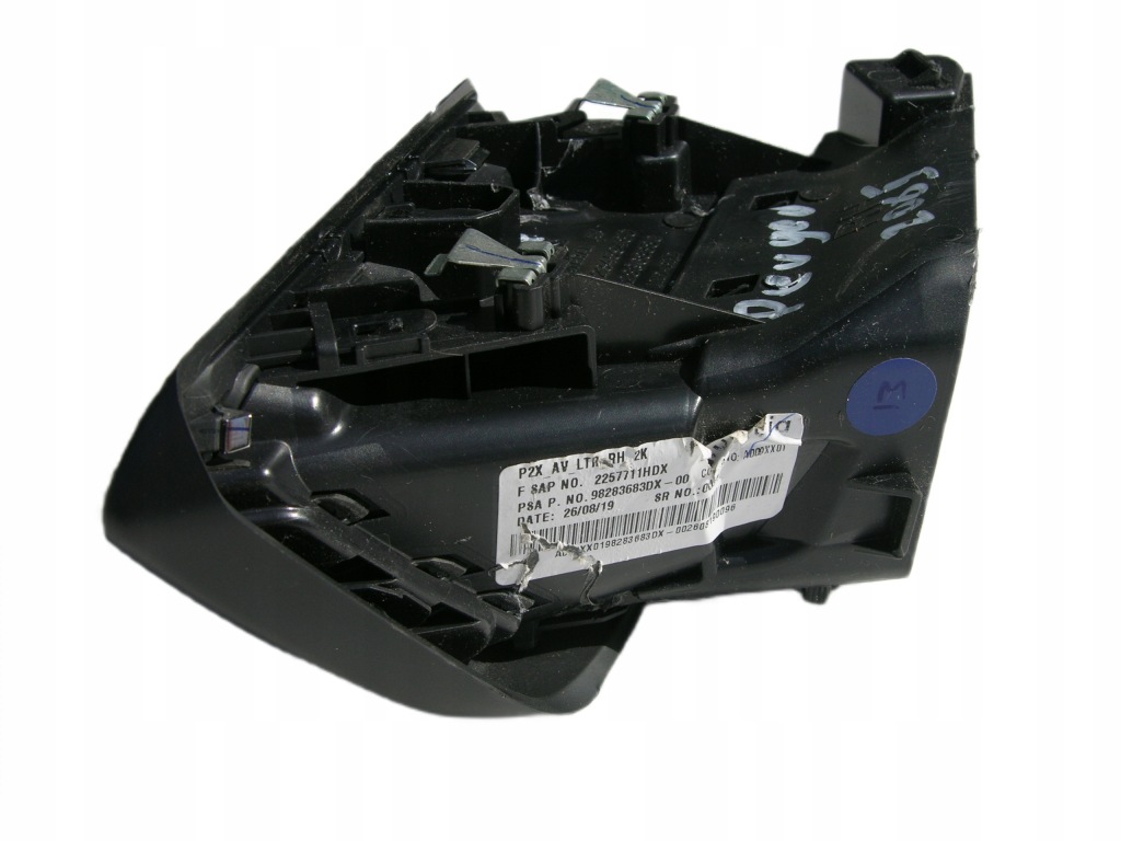 фото №9, Peugeot 208 ii 2008 ii права решітка обдув консолі 9823459480 9828368380