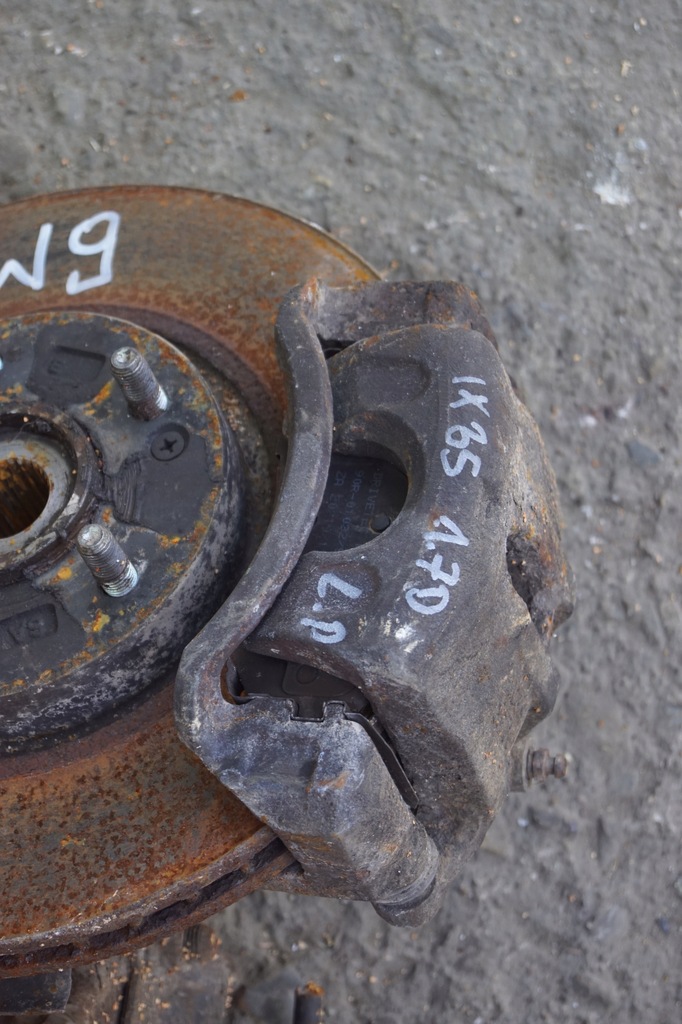 фото №5, Поворотный кулак амортизатор левый перед hyundai ix35 1.7d