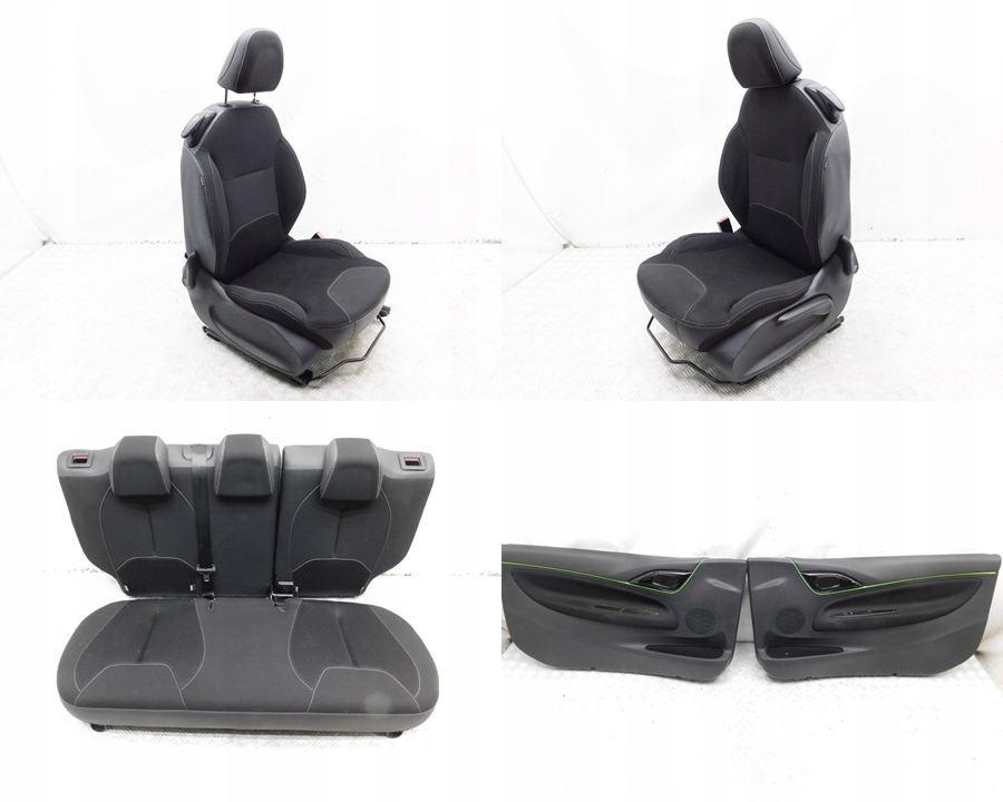 фото №1, Сиденья заднее сиденье обшивки комплект - citroen ds3 10-16