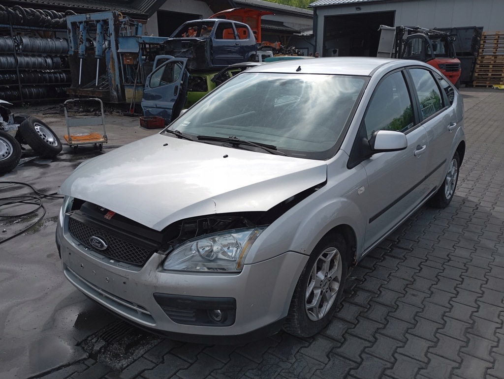 фото №1, Ford focus ii 2 mk2 дверь перед левая серебристый o3 03 5d 5дверь 2004-2007