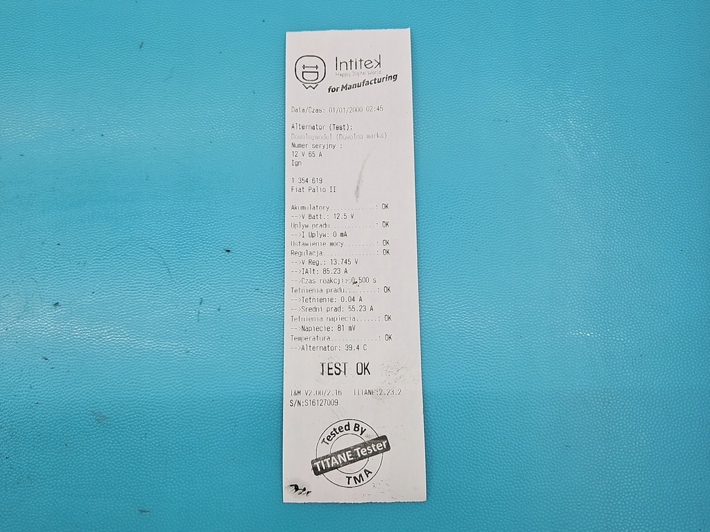фото №7, Test генератор fiat palio ii 1.2 16v