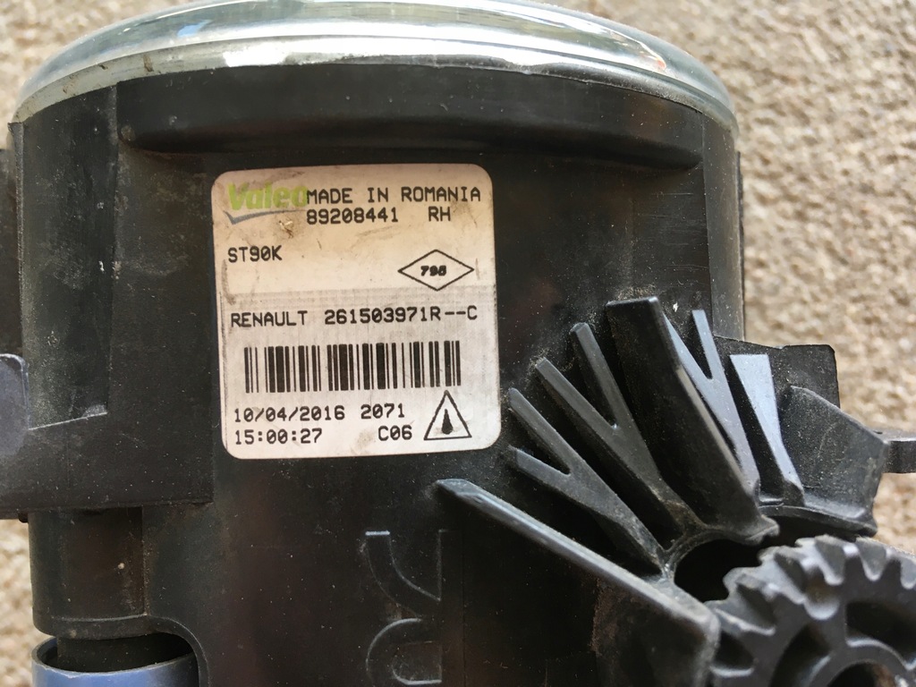 фото №2, Протитуманна фара правий renault 261503971r