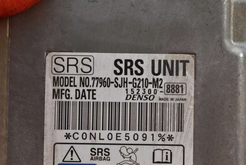 фото №7, Модуль датчик подушка безопасности подушек 77960-sjh-g210 honda fr-v frv 04-09