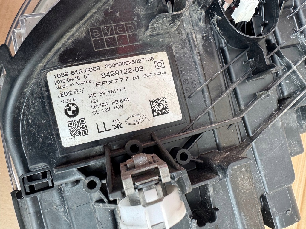 фото №10, 63117214962 лампа передняя правая bmw 5