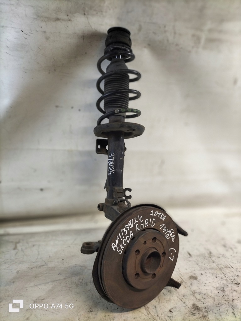 фото №4, Поворотний кулак амортизаторна стійка правий перед skoda rapid 1.4tdi 66kw