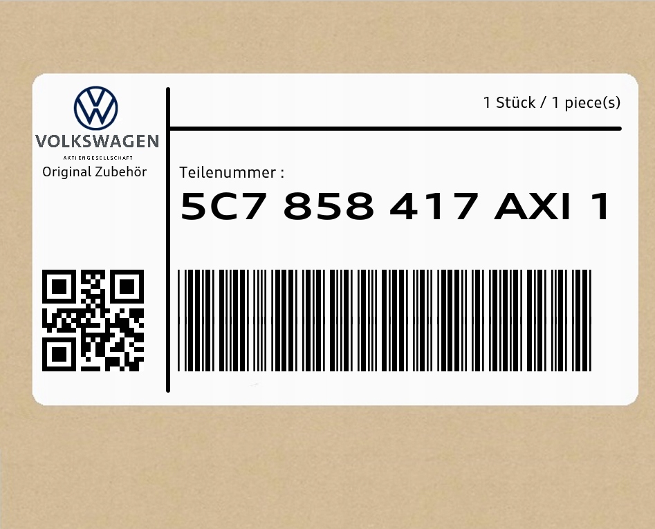фото №1, Заслонка honeycomb 5c7858417axi1 vw jetta