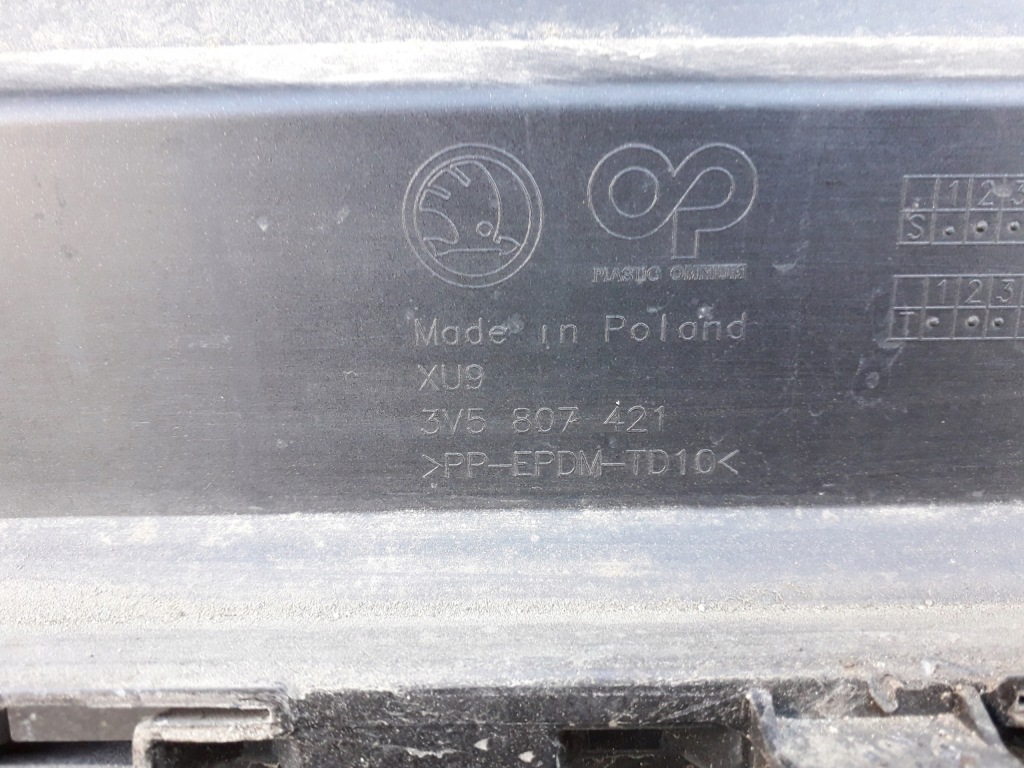 фото №12, Skoda superb 3 iii sedan 15- бампер задний задняя 3v5807421