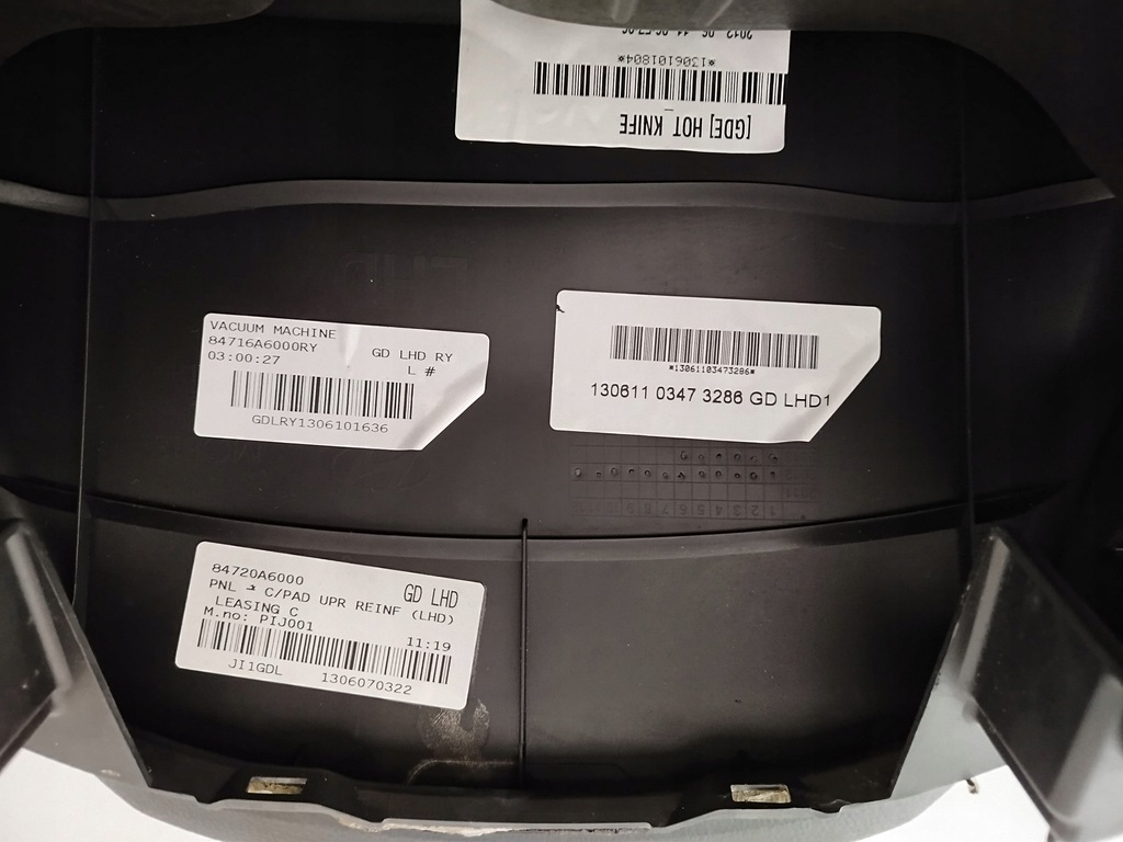 фото №14, Панель приладів панель приладів консоль подушки безпеки ремені подушка безпеки hyundai i30 ii