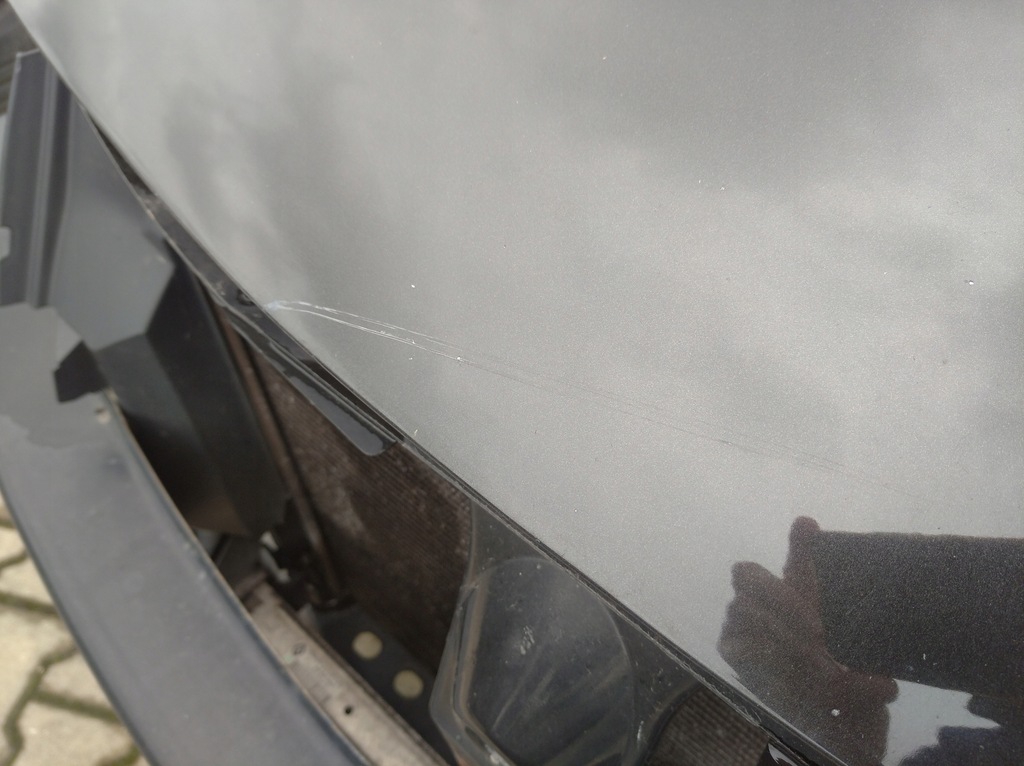 фото №12, Dacia sandero i 1 czarna капот крышка двигателя nv676