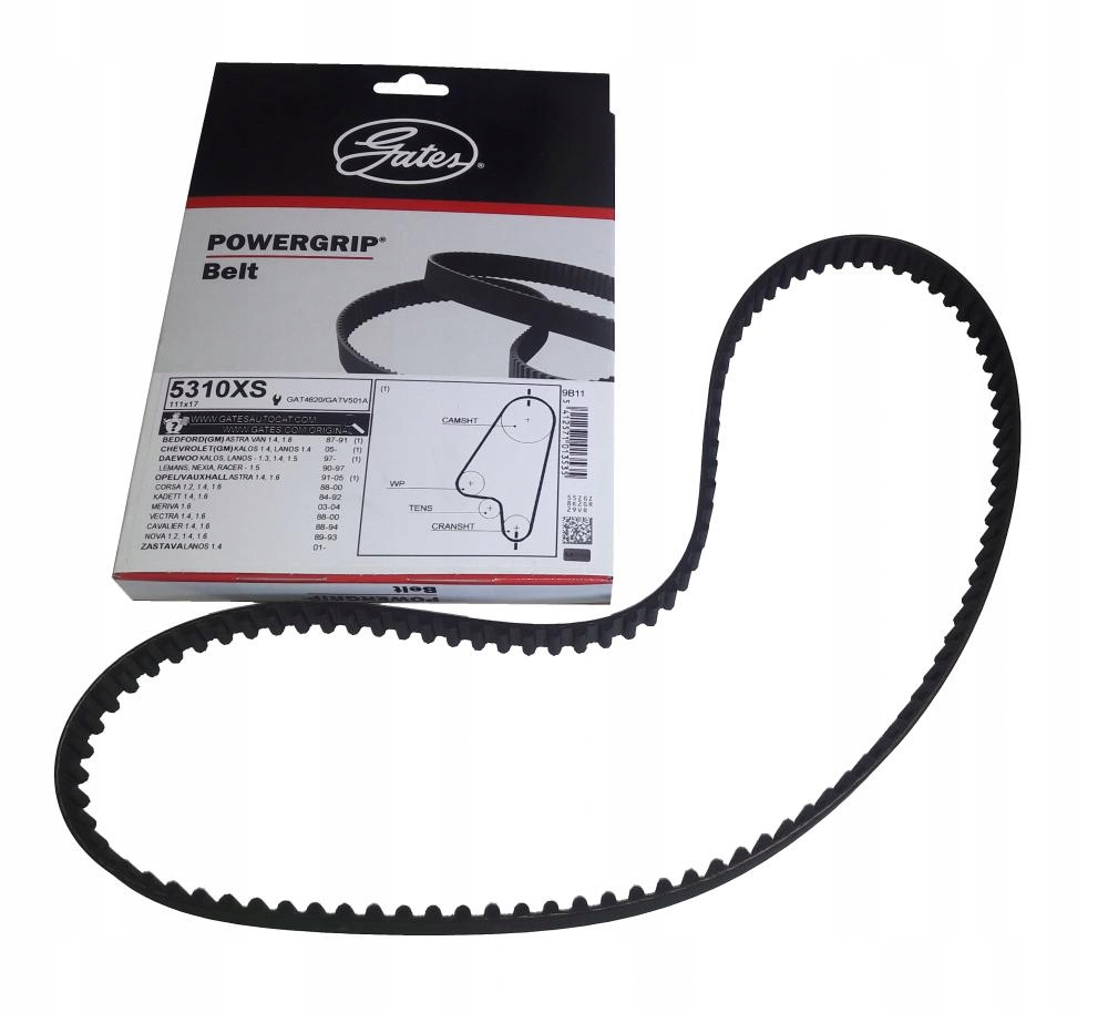 фото №16, Ремінь розподільного валу gates 5310xs 636372