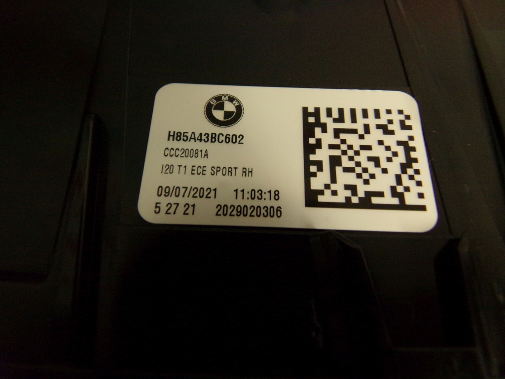 фото №7, Bmw ix i20 лампа led w крышка правая белый sport