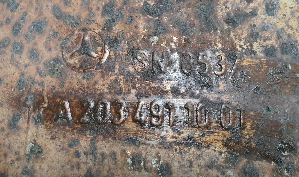 фото №5, Гасник кінцевий вихлоп труба mercedes w203 a2034911001