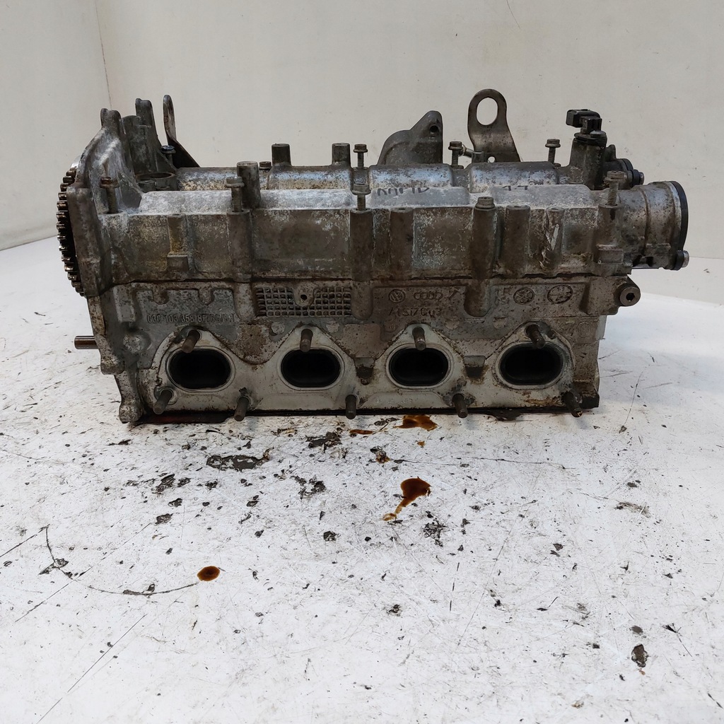 фото №12, Skoda rapid 1,4 tsi головка двигателя валы защита распределительного вала 03c103358bf