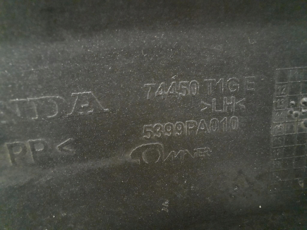 фото №9, Honda cr-v iv 12-18 молдинг крила задня задня лівий 5399pa910