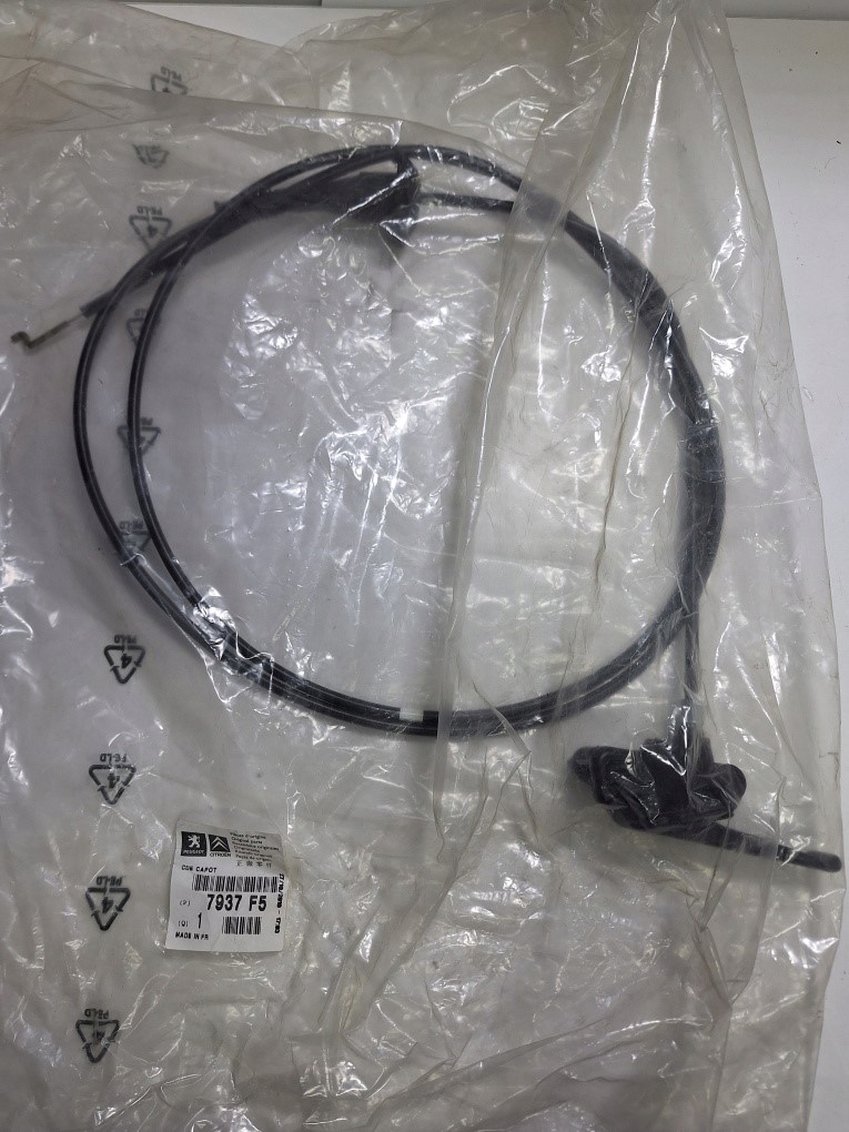 фото №1, Трос капот peugeot 406 restyl оригинальный номер 7937f5
