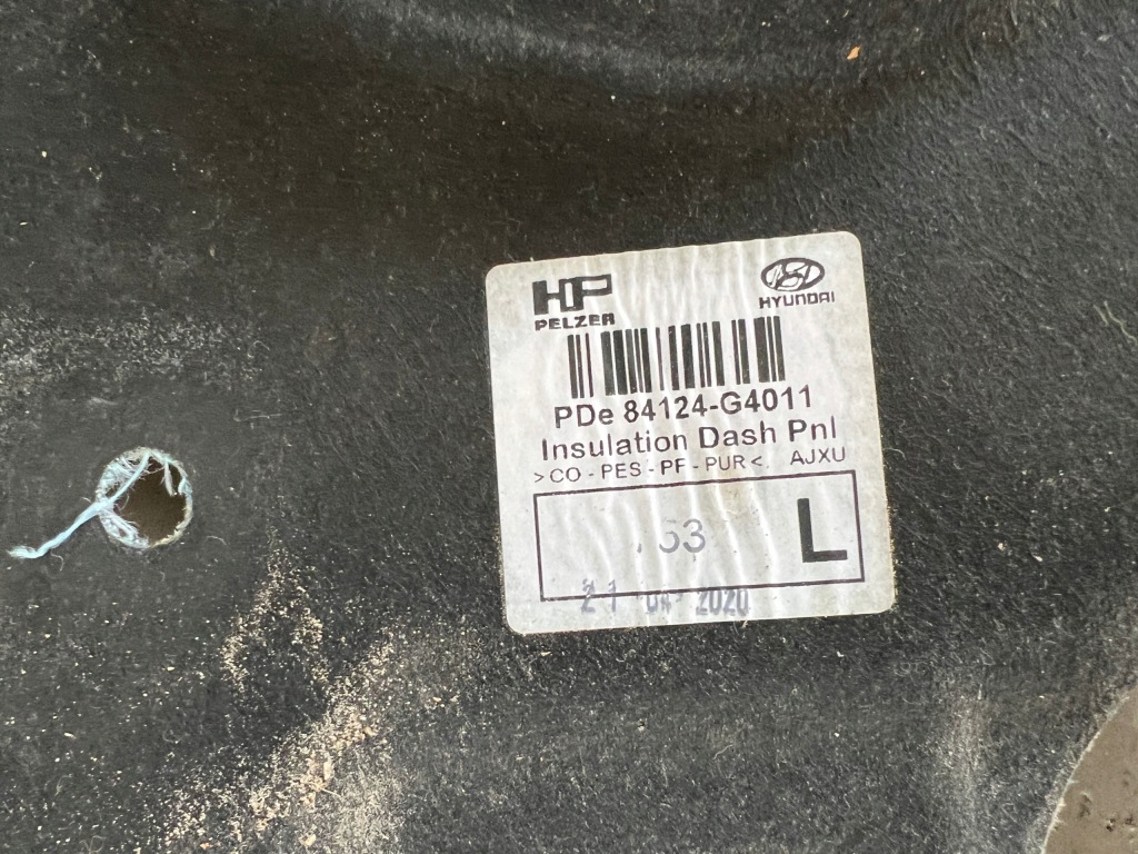 фото №10, Hyundai i30 iii 17- шумоизоляция стены перегородки europa