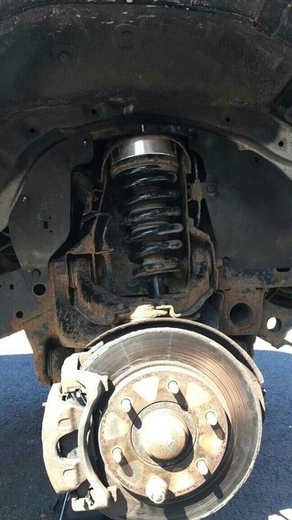 фото №8, Mitsubishi l200 2006+ передние aluminiowe прокладки lift +2"